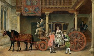 The Visit by Ignacio Leon y Escosura